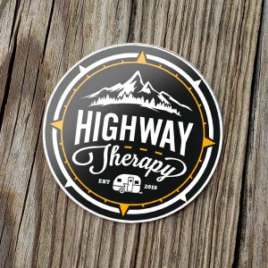 Highway Therapy 4" Logo Sticker
